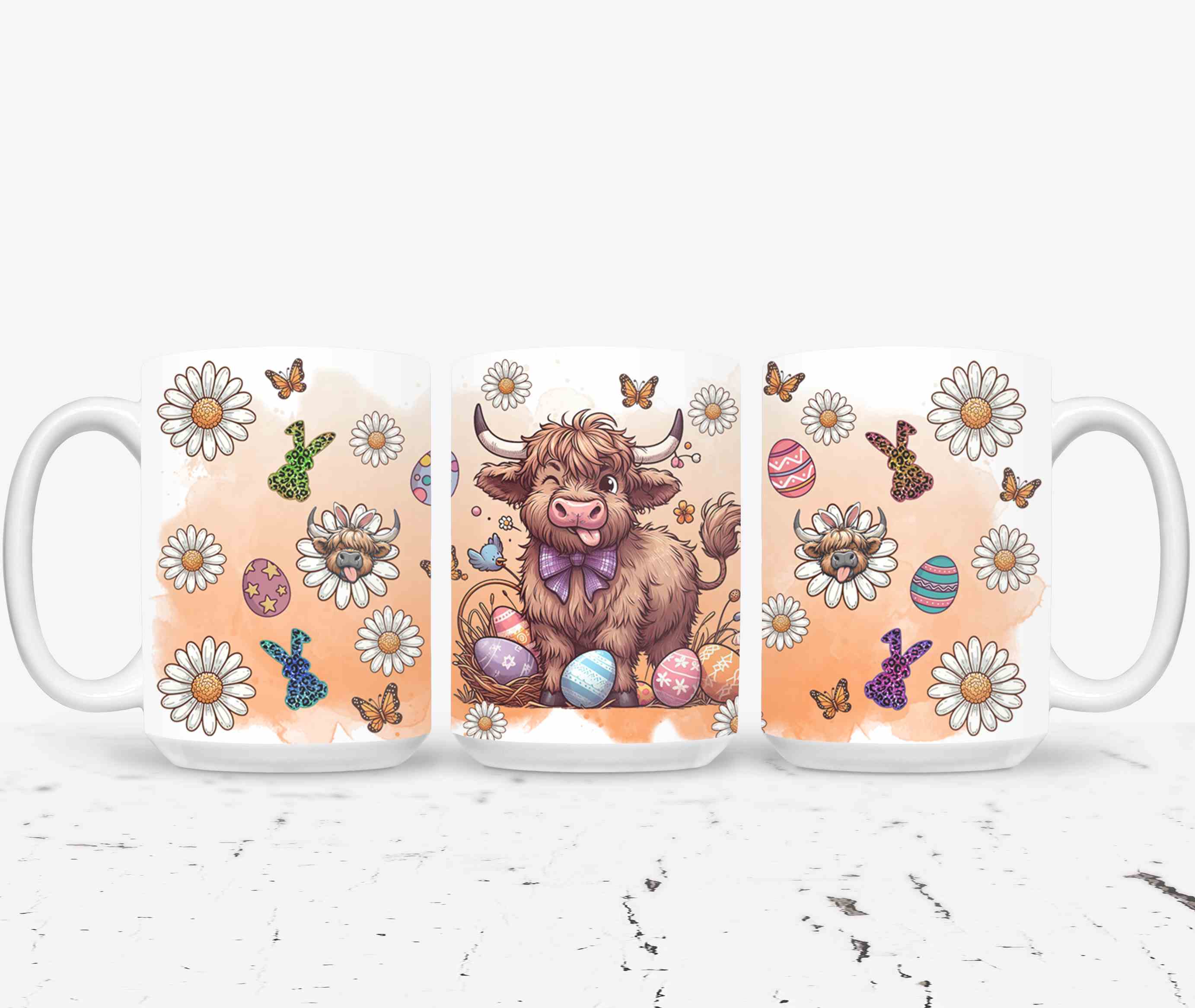 Highland Cow Easter-10379